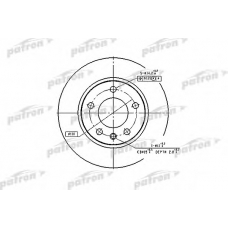 PBD1614 PATRON Тормозной диск
