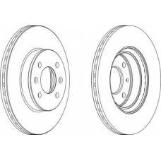 DDF1636 FERODO Тормозной диск