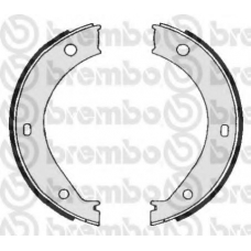 S 06 503 BREMBO Комплект тормозных колодок, стояночная тормозная с