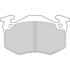 DBP350881 DURON Комплект тормозных колодок, дисковый тормоз