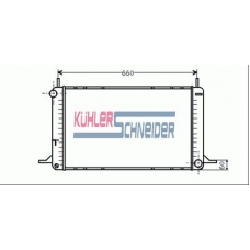 1800661 KUHLER SCHNEIDER Радиатор, охлаждение двигател