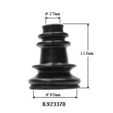 923370 EKG Комплект пылника, приводной вал