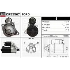 DRS3567 DELCO REMY Стартер