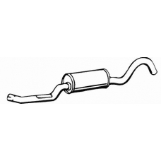 612835 FONOS Средний глушитель выхлопных газов