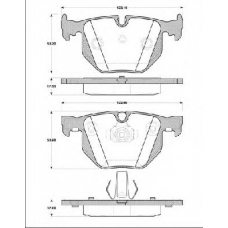 BLF3138 QUINTON HAZELL Комплект тормозных колодок, дисковый тормоз