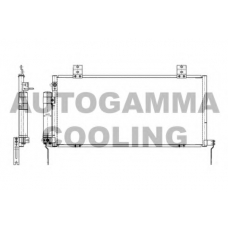 105733 AUTOGAMMA Конденсатор, кондиционер