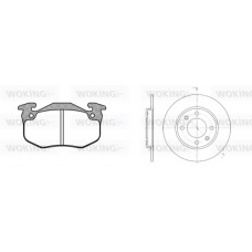 80443.02 WOKING Комплект тормозов, дисковый тормозной механизм