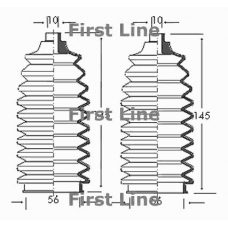 FSG3037 FIRST LINE Пыльник, рулевое управление