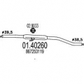 01.40260 MTS Труба выхлопного газа