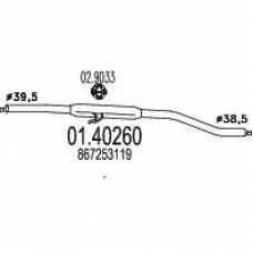 01.40260 MTS Труба выхлопного газа