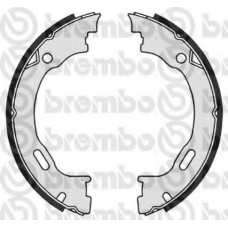 S 50 516 BREMBO Комплект тормозных колодок, стояночная тормозная с
