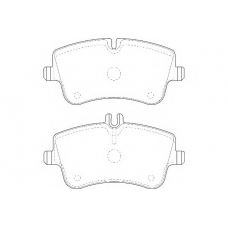 WBP23144A WAGNER LOCKHEED Комплект тормозных колодок, дисковый тормоз