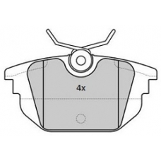 FBP-1778 FREMAX Комплект тормозных колодок, дисковый тормоз