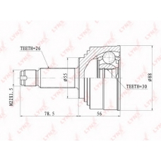 CO-3403 LYNX Шрус