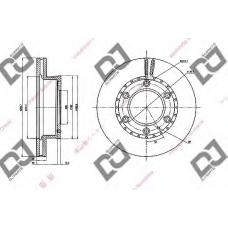 BD2090 DJ PARTS Тормозной диск