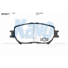 BP-9071 KAVO PARTS Комплект тормозных колодок, дисковый тормоз