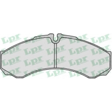 05P684 LPR Комплект тормозных колодок, дисковый тормоз