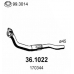 36.1022 ASSO Труба выхлопного газа