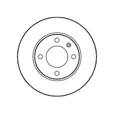 NBD 064 NATIONAL Тормозной диск