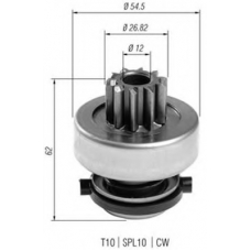 940113020398 MAGNETI MARELLI Ведущая шестерня, стартер