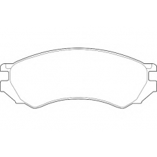 WBP21280A WAGNER LOCKHEED Комплект тормозных колодок, дисковый тормоз