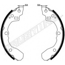 049.147 TRUSTING Комплект тормозных колодок