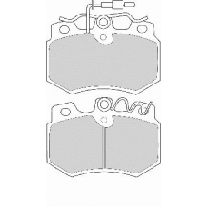 FD250N NECTO Комплект тормозных колодок, дисковый тормоз