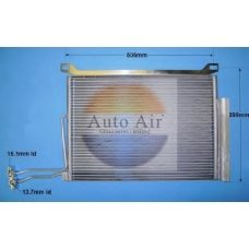 16-9915 AUTO AIR GLOUCESTER Конденсатор, кондиционер