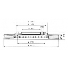 BDC3955 QUINTON HAZELL Тормозной диск