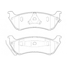 WBP23189A WAGNER LOCKHEED Комплект тормозных колодок, дисковый тормоз