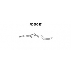 FD30017 VENEPORTE Средний глушитель выхлопных газов