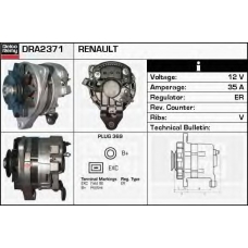 DRA2371 DELCO REMY Генератор