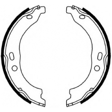 FSB696 FERODO Комплект тормозных колодок, стояночная тормозная с