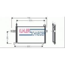 1621401 KUHLER SCHNEIDER Конденсатор, кондиционер