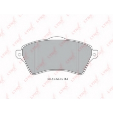 BD5005 LYNX Bd-5005 колодки тормозные передние landrover freelander 1.8-2.5 00-06 / range rover iii 3.0d 02-04