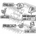 HM-060 FEBEST Подвеска, двигатель