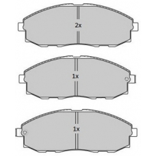 FBP-1758 FREMAX Комплект тормозных колодок, дисковый тормоз