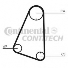 CT633 CONTITECH Ремень ГРМ