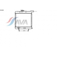 CR2008 AVA Радиатор, охлаждение двигателя