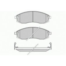 12-0743 E.T.F. Комплект тормозных колодок, дисковый тормоз