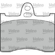 540087 VALEO Комплект тормозных колодок, дисковый тормоз