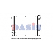 400360N AKS DASIS Радиатор, охлаждение двигателя