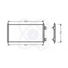 30G0028 ELECTRO AUTO Конденсатор, кондиционер