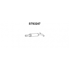 ST63247 VENEPORTE Предглушитель выхлопных газов