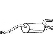 100-485 BOSAL Глушитель выхлопных газов конечный