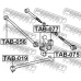 TAB-077 FEBEST Втулка, рычаг колесной подвески
