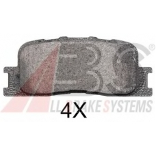 37355 OE ABS Комплект тормозных колодок, дисковый тормоз