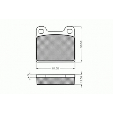 7.148 PEX Комплект тормозных колодок, дисковый тормоз