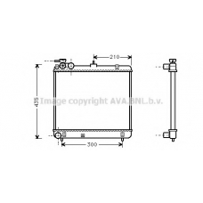 HY2051 Prasco Радиатор, охлаждение двигателя