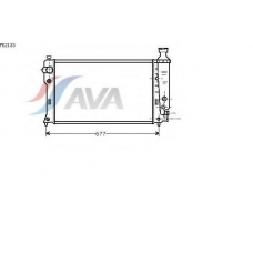 PE2133 AVA Радиатор, охлаждение двигателя